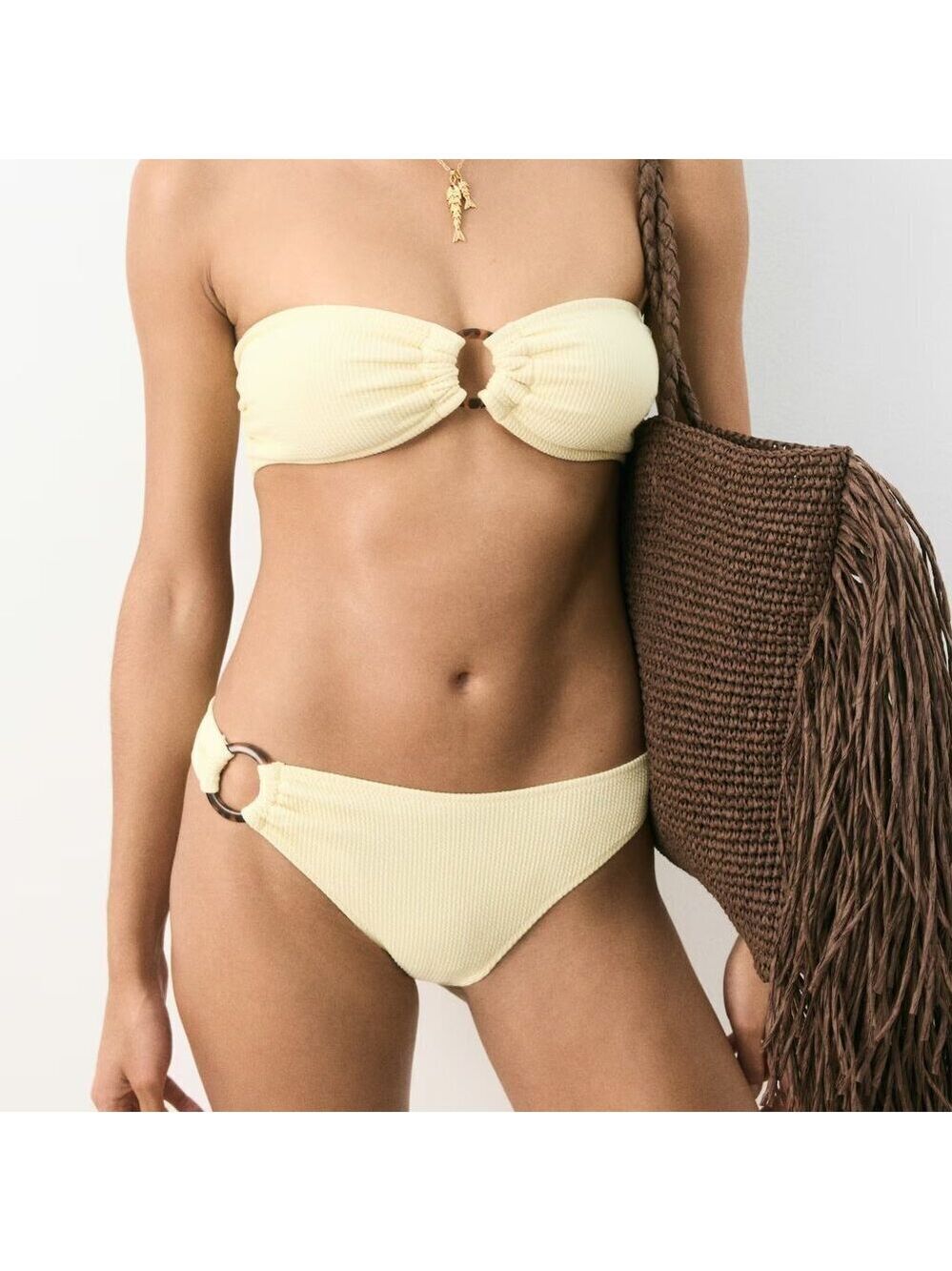 NWT H&M Bandeau Cheeky Bikini Set S